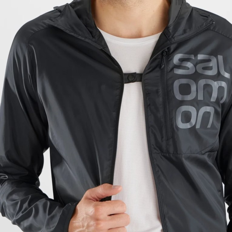 Salomon Bonatti Cross Men's Windbreaker Black | CA 60N13